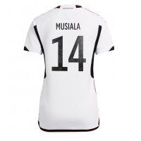 Dámy Fotbalový dres Německo Jamal Musiala #14 MS 2022 Domácí Krátký Rukáv